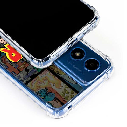 Marvel Classic Comics The Mighty Thor Vintage Moto G 5G (2024) Clear Case